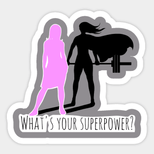 fitness girl, gym girl, fitness, weightlifting girl Sticker